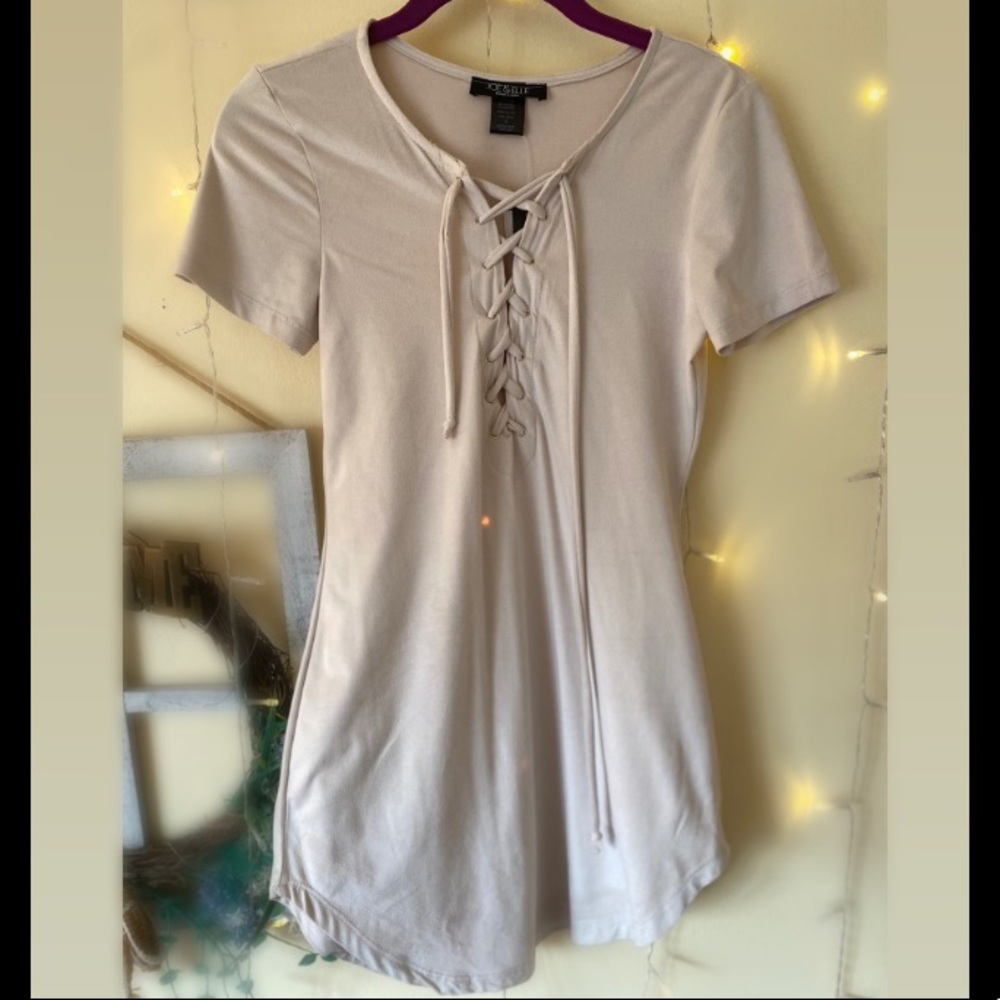 Joe & Elle tie up mini dress size S